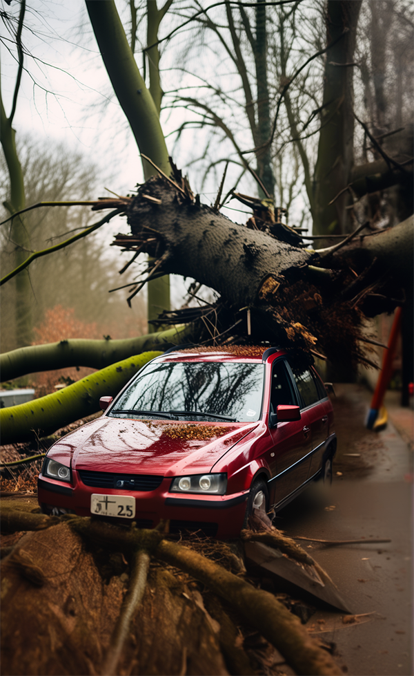 Экспертиза по оценке ущерба автомобилю от падения дерева, схода снега, затопления в Севастополе